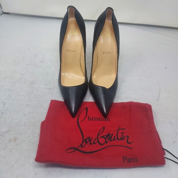 CHRISTIAN LOUBOUTIN So Kate Black Leather Pump - Picture 6 of 11